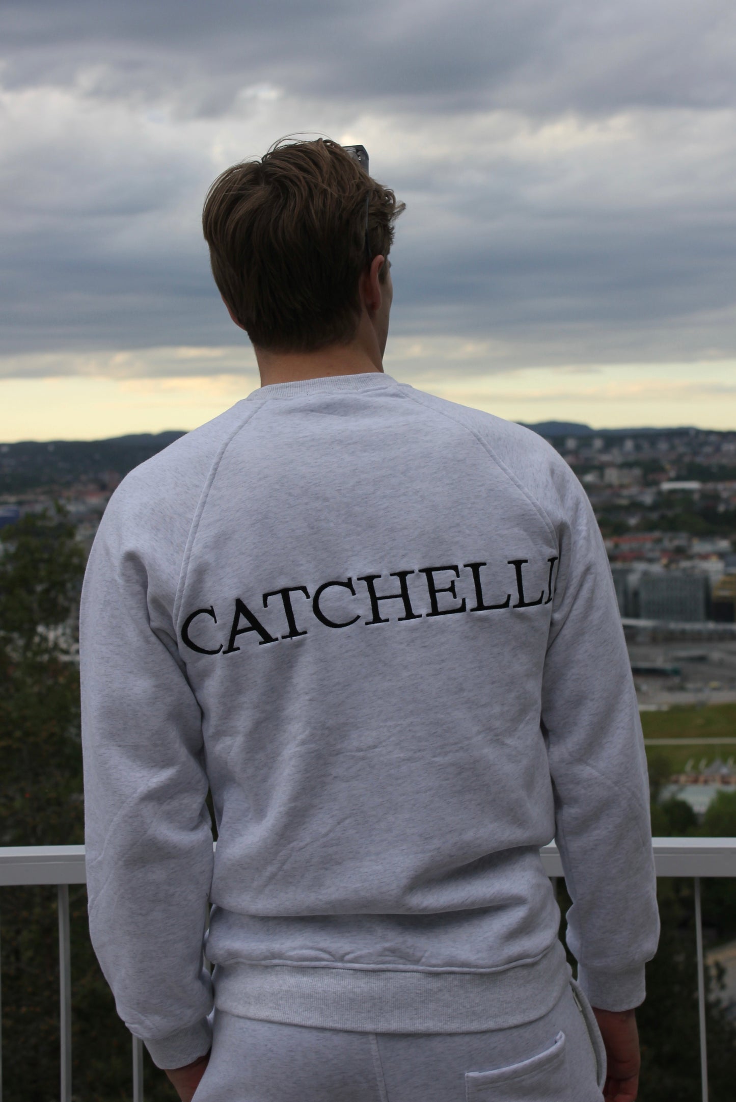 M. Milano crewnek- Grey