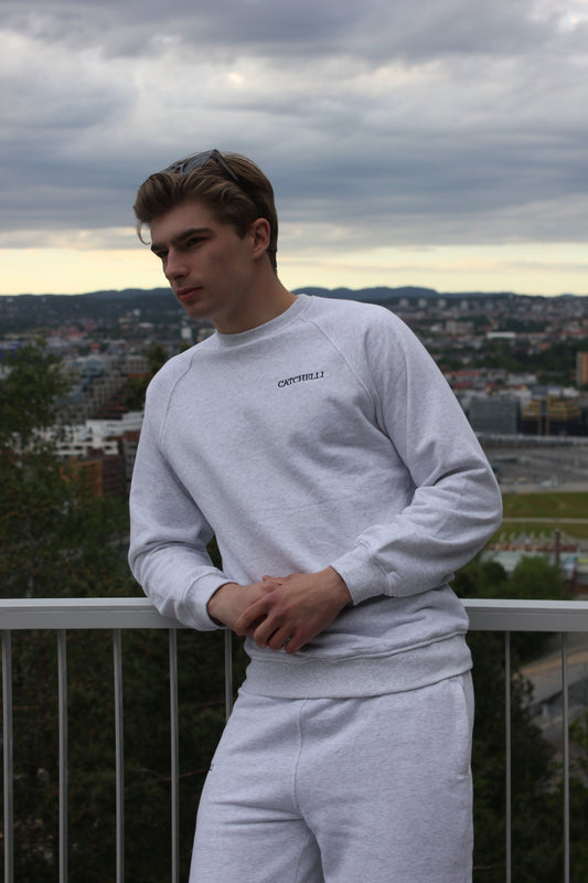 M. Milano crewnek- Grey