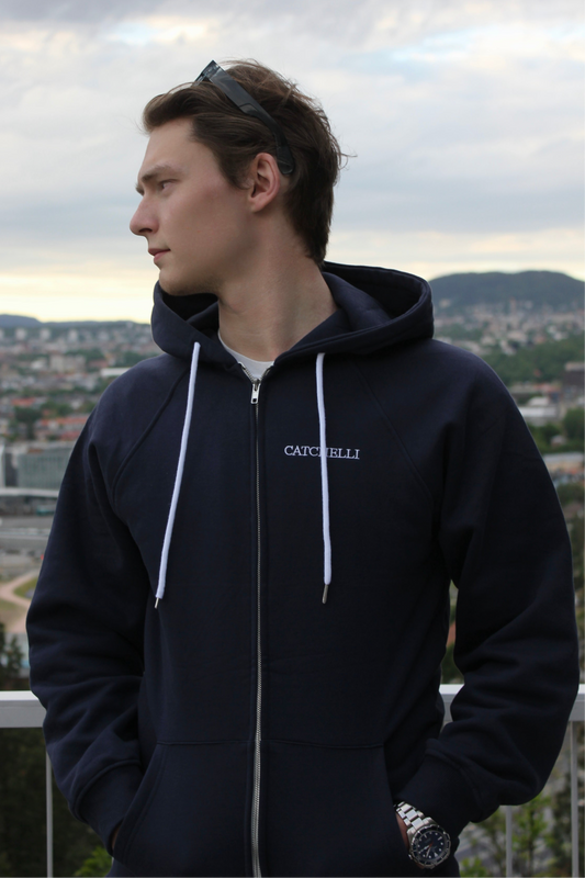 M. Milano zip hoodie- Navy